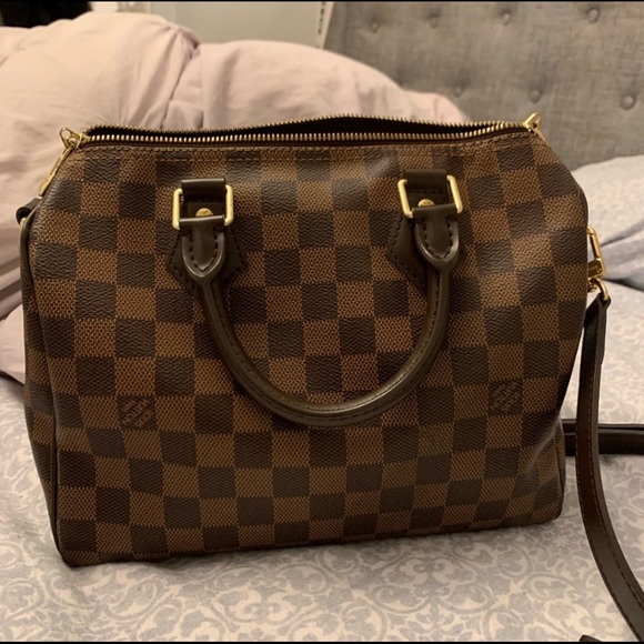 Speedy Bandouliere 25 Damier Ebene Louis Vuitton - Picture 15 of 16